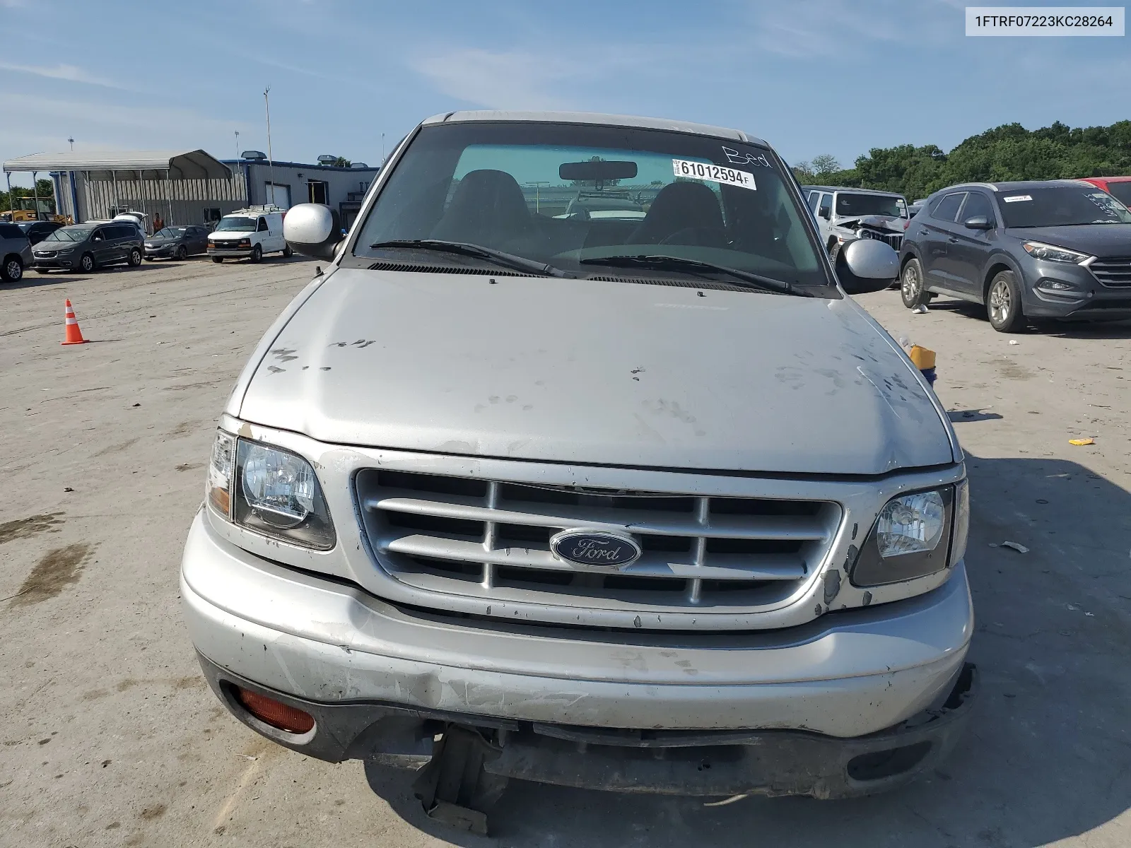 2003 Ford F150 VIN: 1FTRF07223KC28264 Lot: 61012594