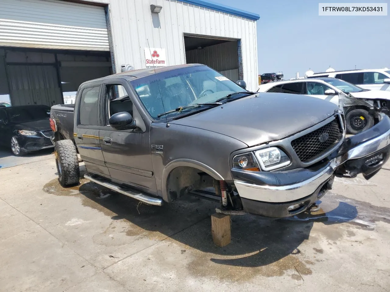 1FTRW08L73KD53431 2003 Ford F150 Supercrew