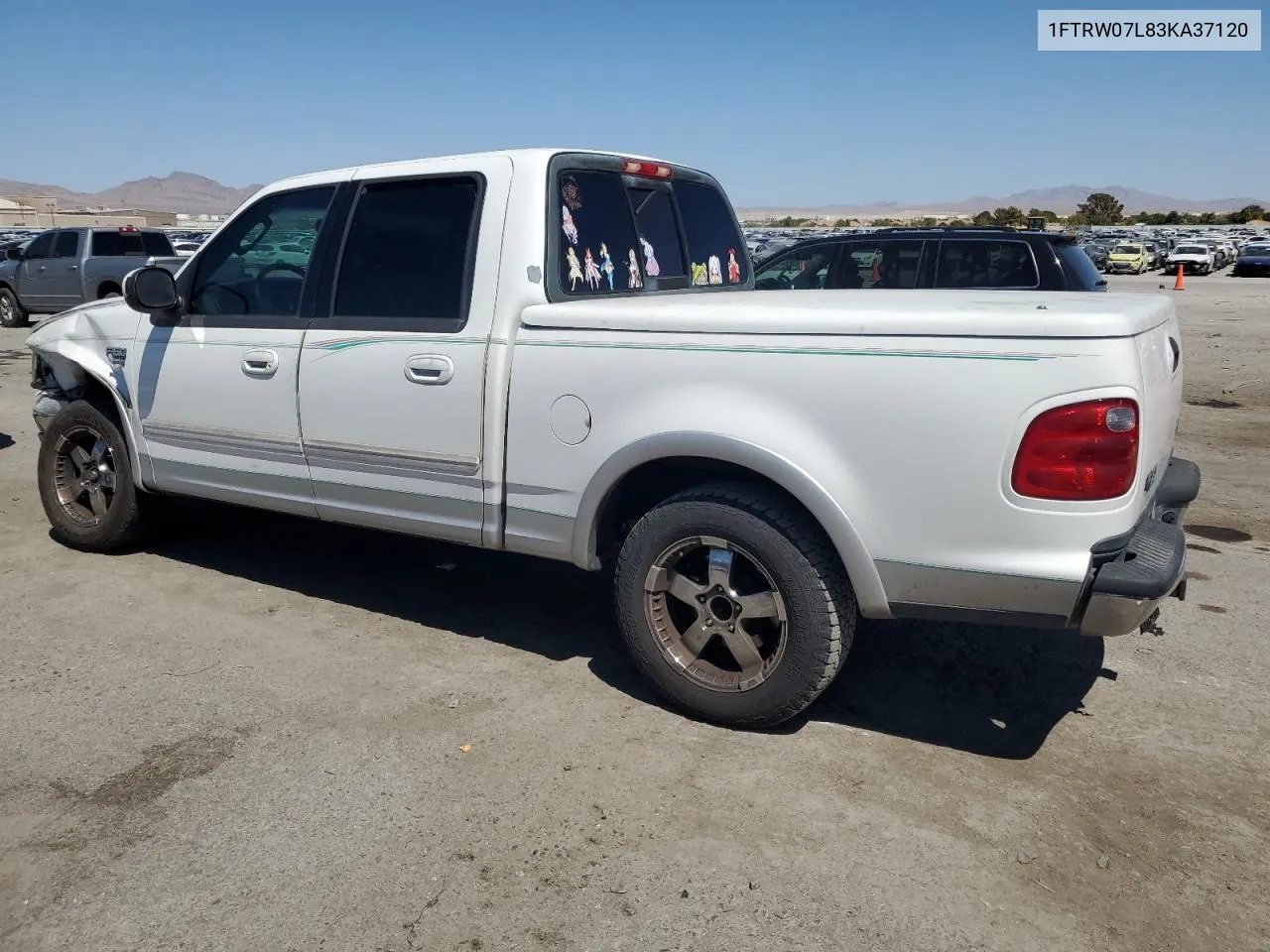 1FTRW07L83KA37120 2003 Ford F150 Supercrew