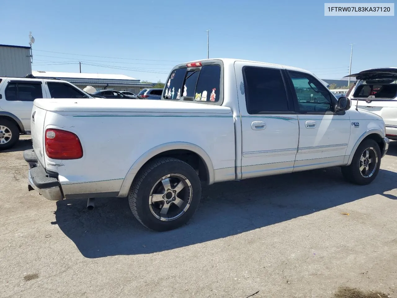 2003 Ford F150 Supercrew VIN: 1FTRW07L83KA37120 Lot: 69124074