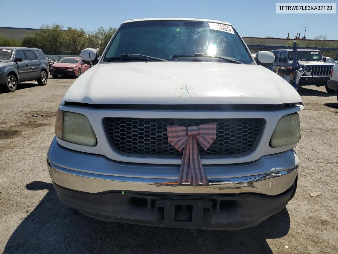 2003 Ford F150 Supercrew VIN: 1FTRW07L83KA37120 Lot: 69124074