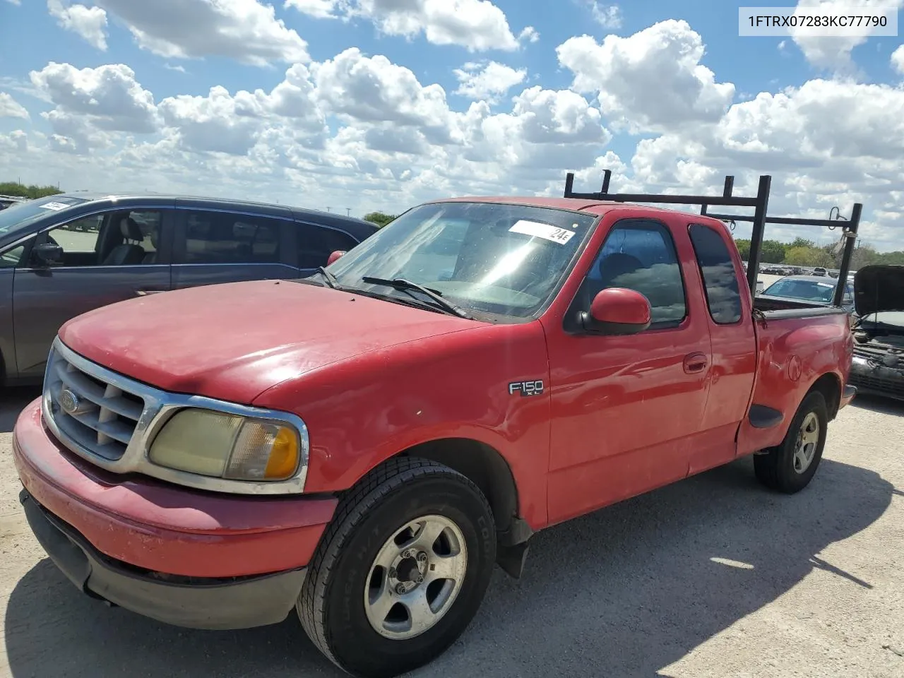 2003 Ford F150 VIN: 1FTRX07283KC77790 Lot: 69839524