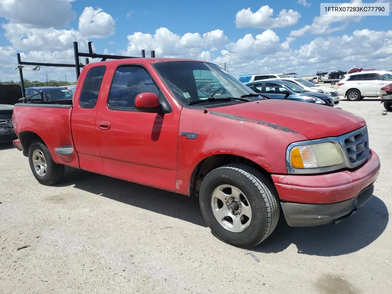 2003 Ford F150 VIN: 1FTRX07283KC77790 Lot: 69839524