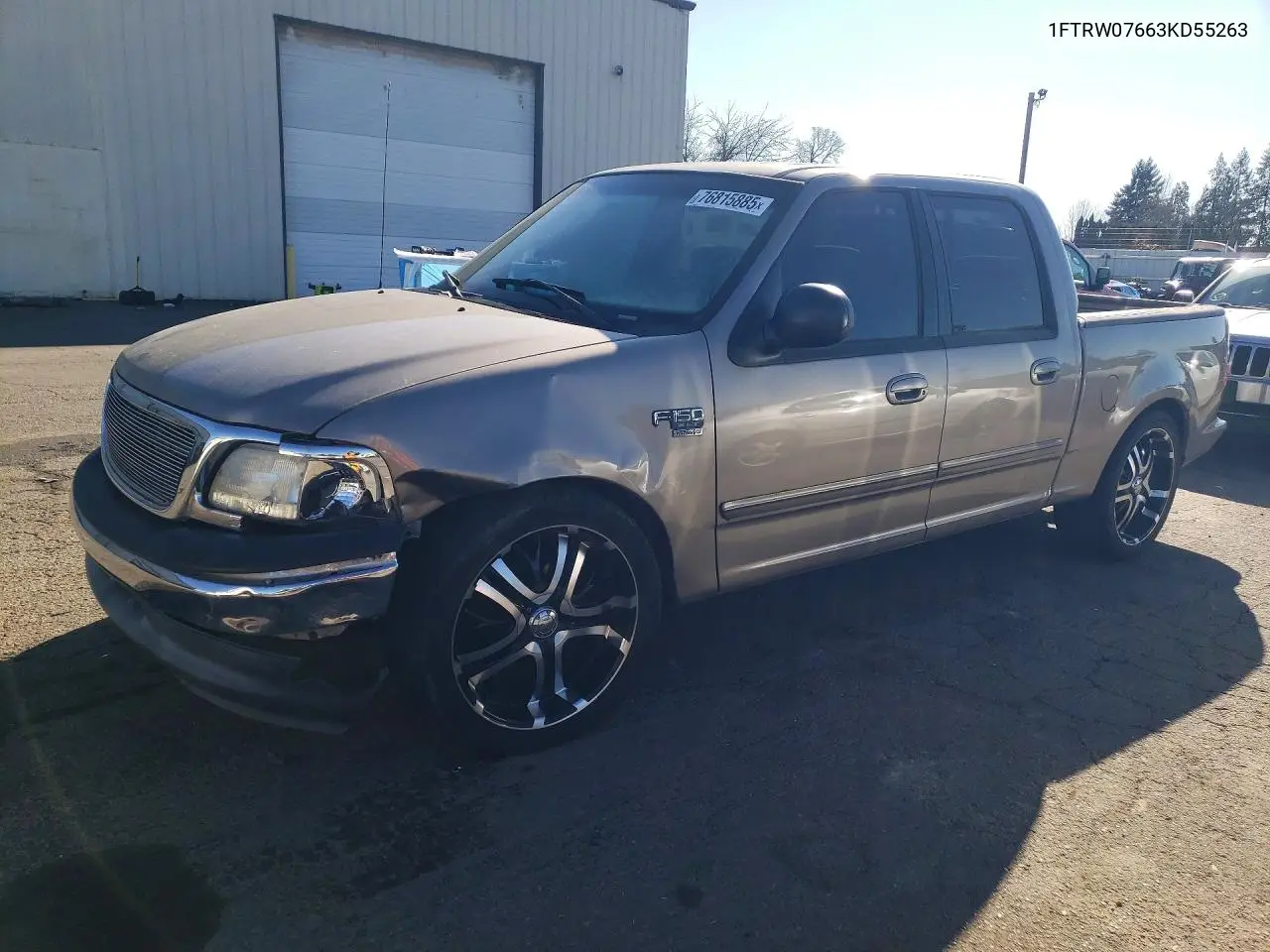 1FTRW07663KD55263 2003 Ford F150 Supercrew