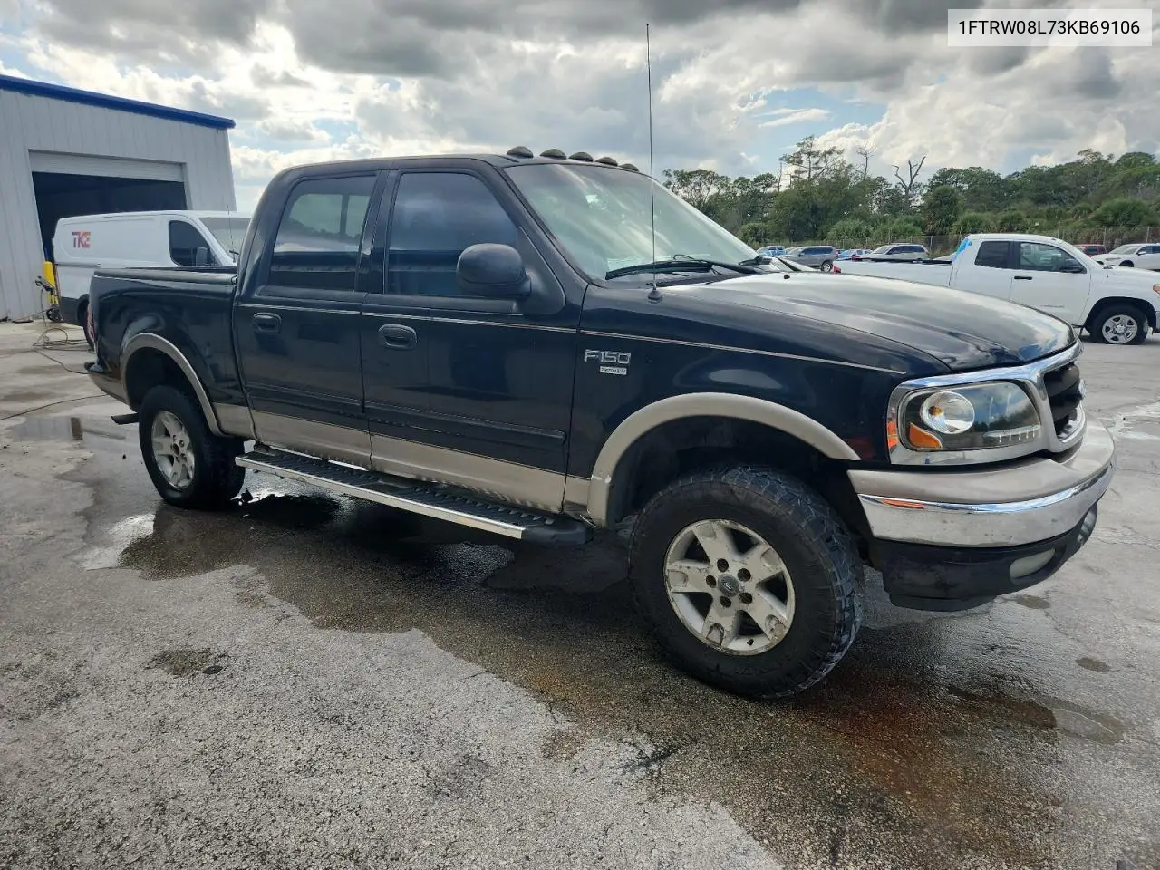 1FTRW08L73KB69106 2003 Ford F150 Supercrew