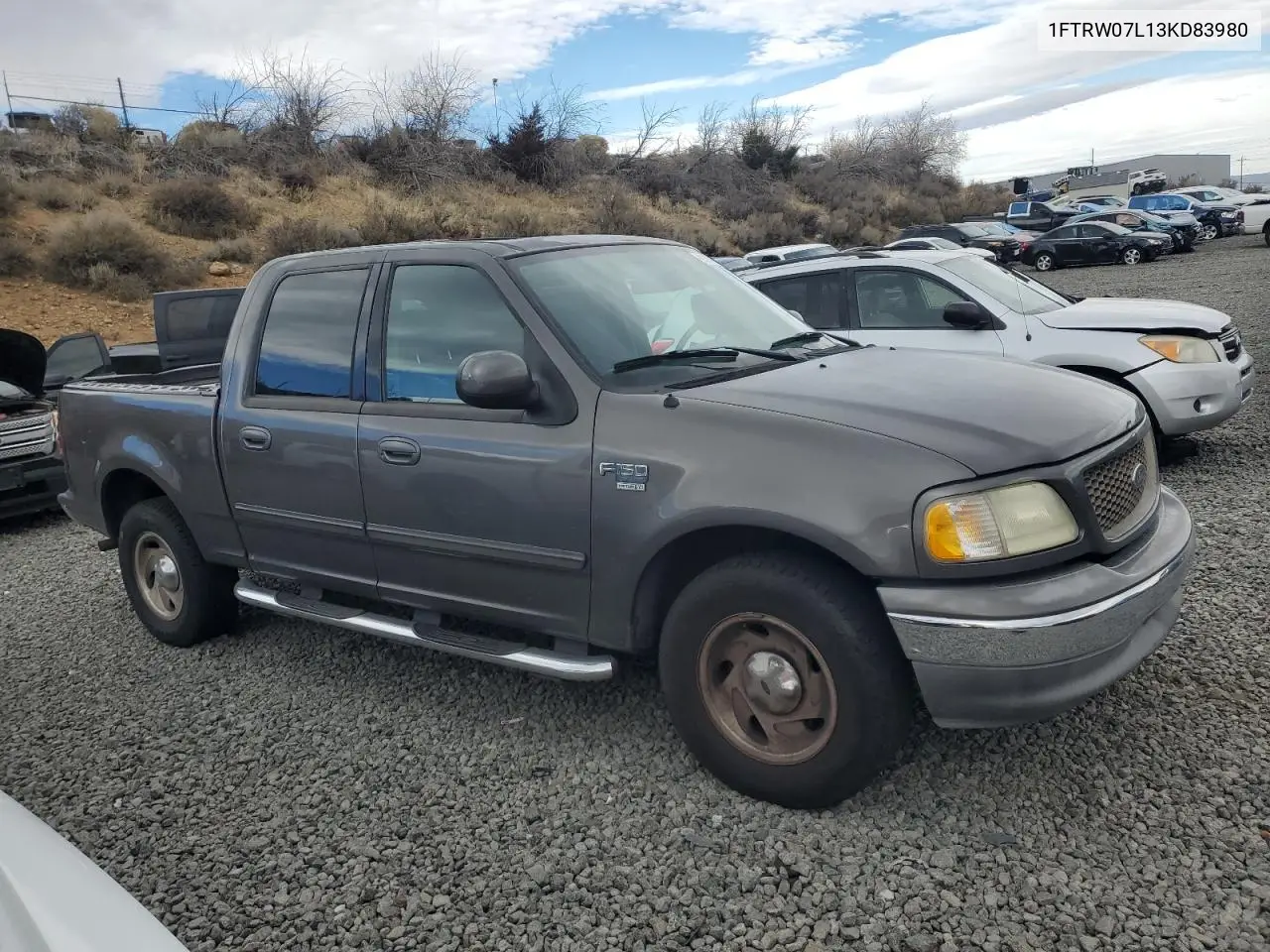 1FTRW07L13KD83980 2003 Ford F150 Supercrew