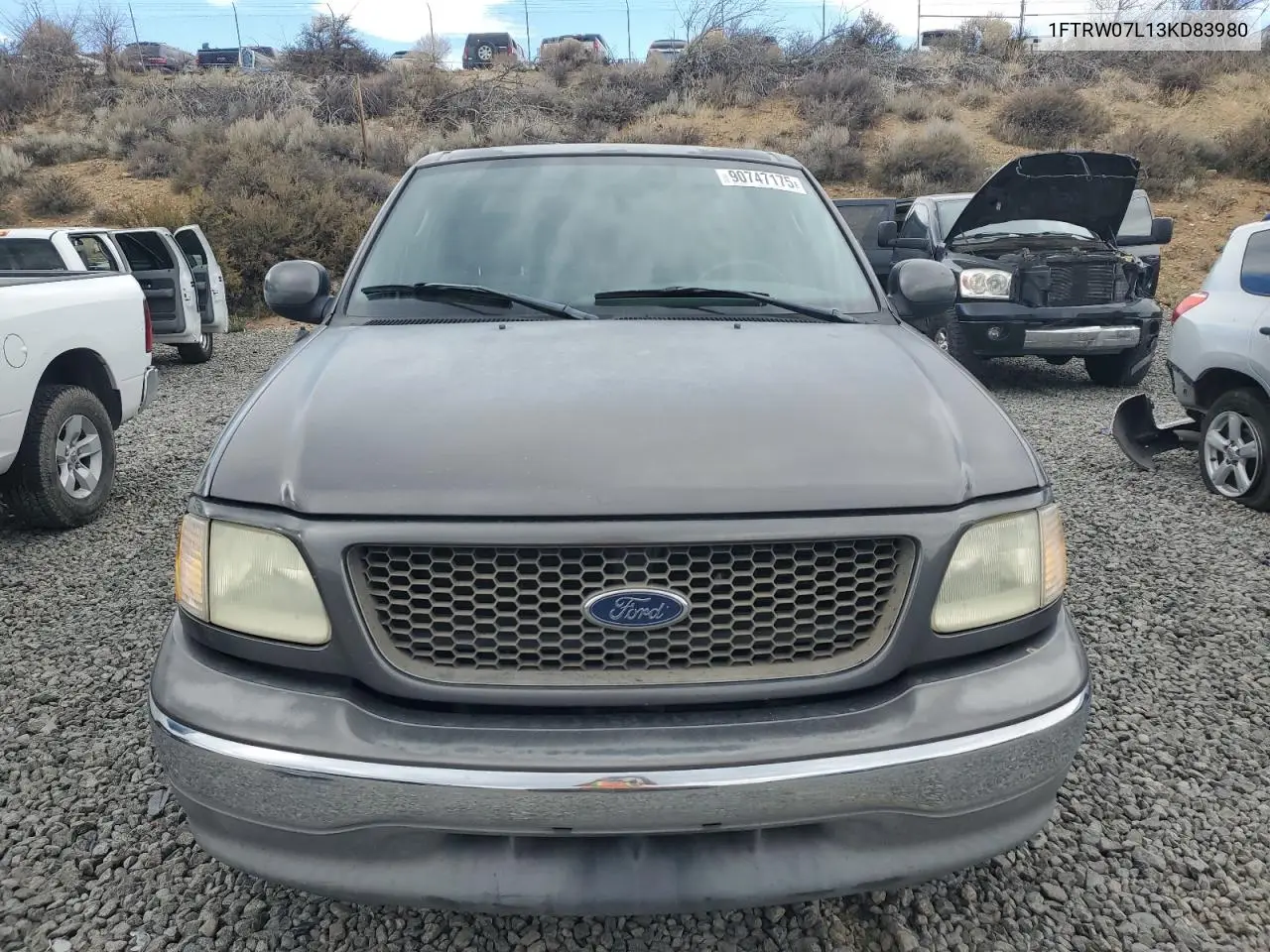 1FTRW07L13KD83980 2003 Ford F150 Supercrew