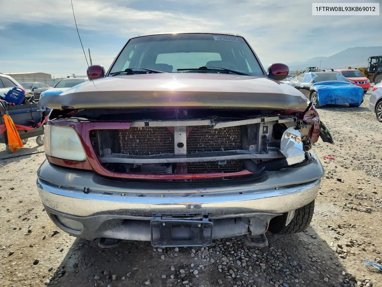 1FTRW08L93KB69012 2003 Ford F150 Supercrew