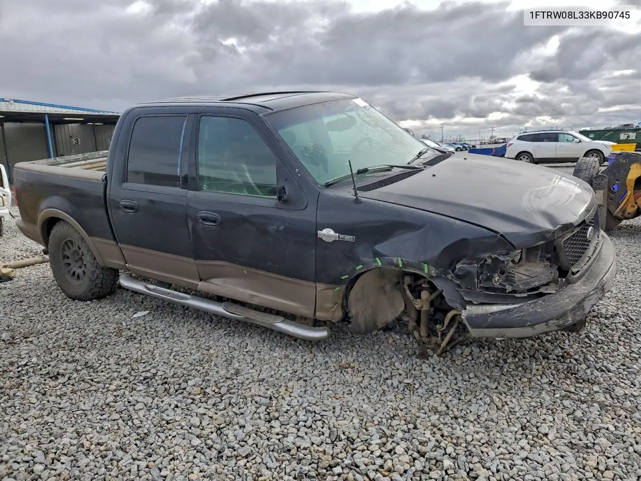1FTRW08L33KB90745 2003 Ford F150 Supercrew