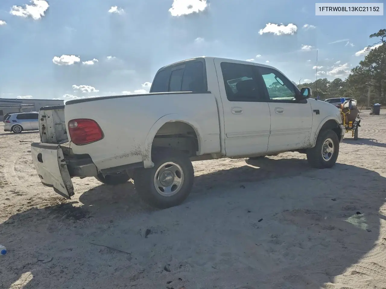 1FTRW08L13KC21152 2003 Ford F150 Supercrew