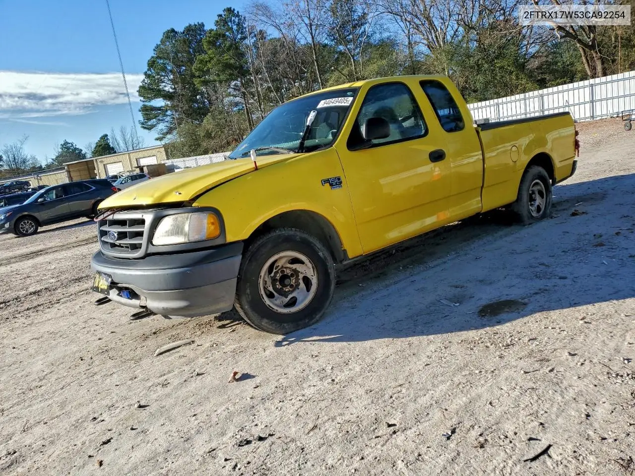 2FTRX17W53CA92254 2003 Ford F150