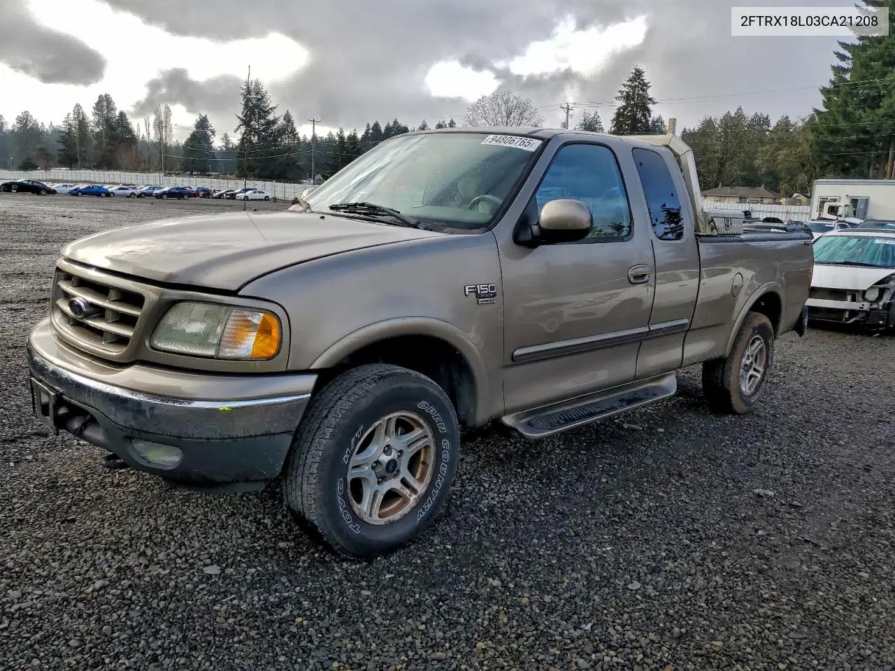 2FTRX18L03CA21208 2003 Ford F150