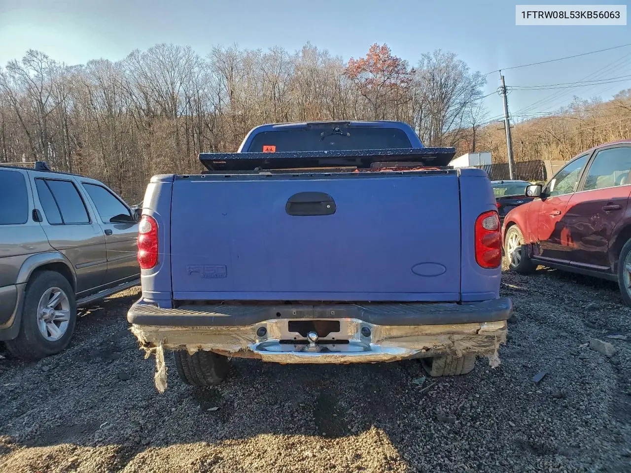 1FTRW08L53KB56063 2003 Ford F150 Supercrew