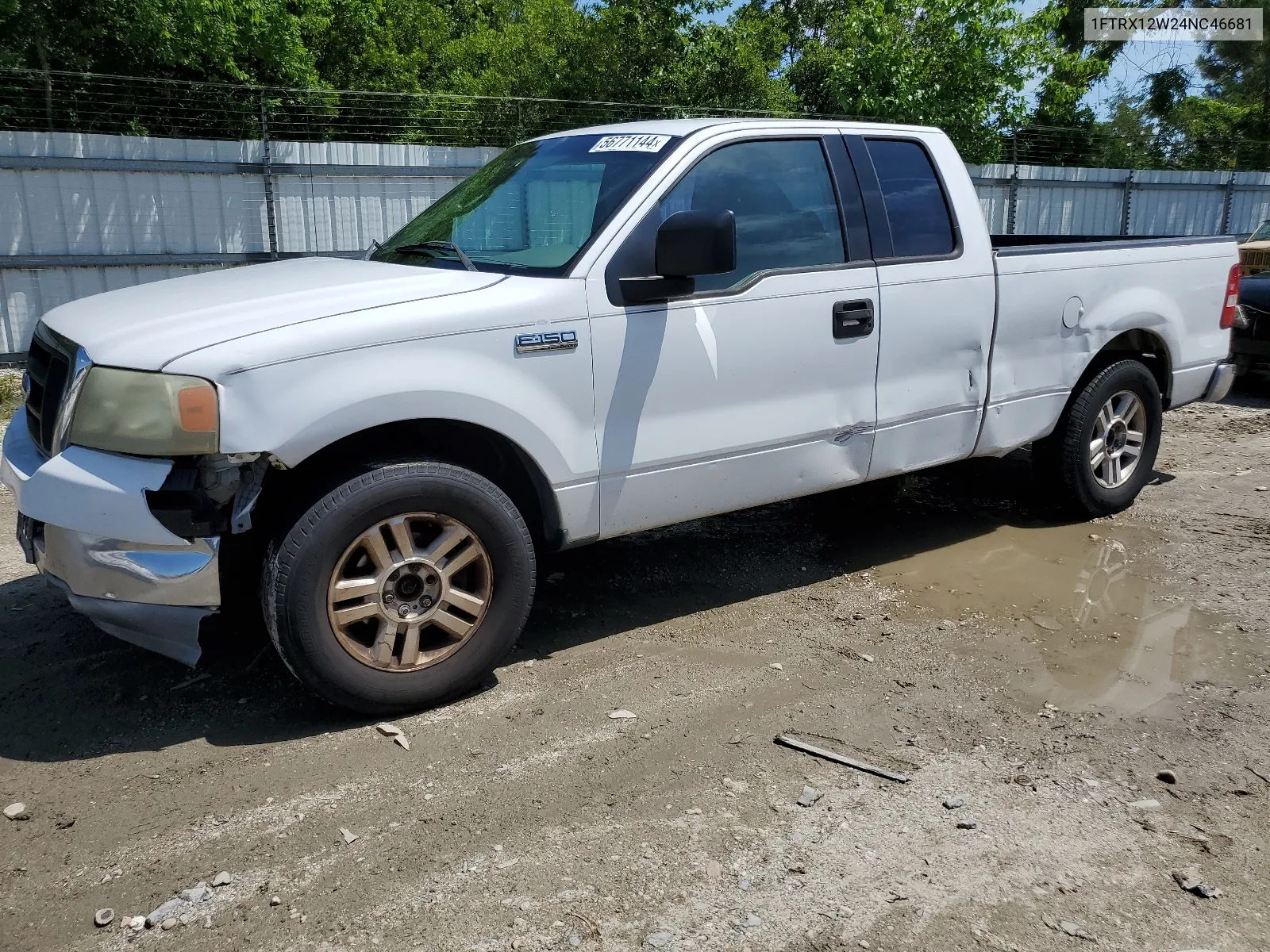 2004 Ford F150 VIN: 1FTRX12W24NC46681 Lot: 56771144