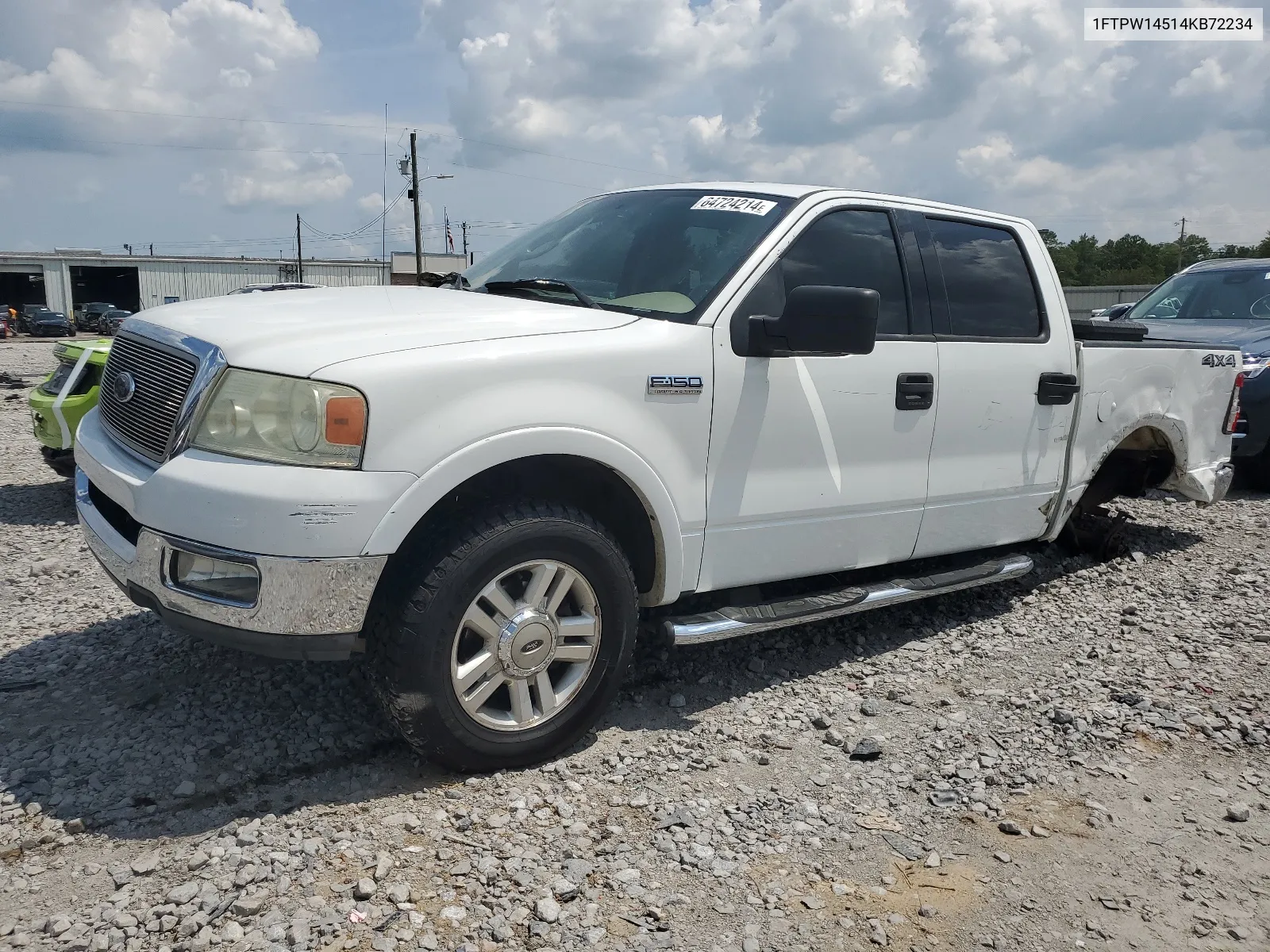 2004 Ford F150 Supercrew VIN: 1FTPW14514KB72234 Lot: 64724214