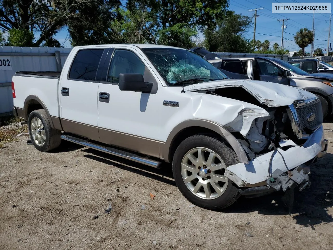 2004 Ford F150 Supercrew VIN: 1FTPW12524KD29868 Lot: 69407084