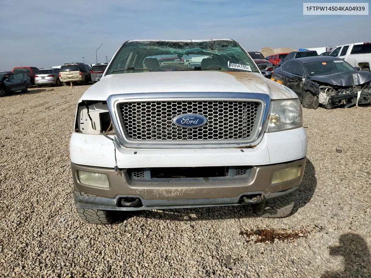 1FTPW14504KA04939 2004 Ford F150 Supercrew