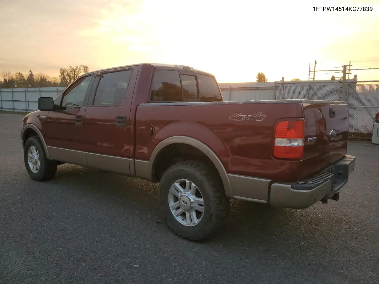 1FTPW14514KC77839 2004 Ford F150 Supercrew