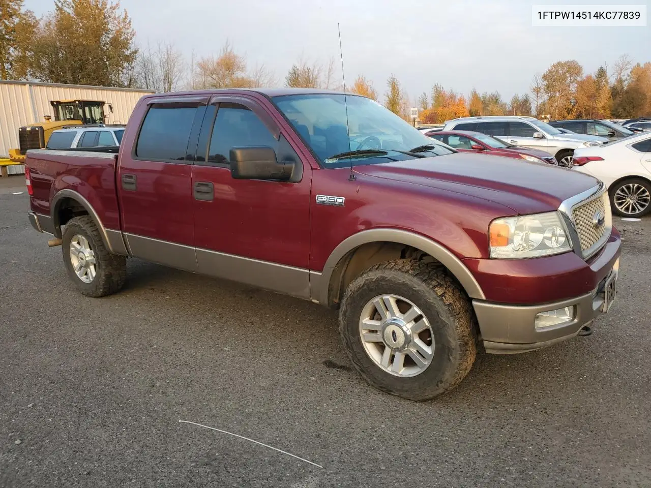 1FTPW14514KC77839 2004 Ford F150 Supercrew