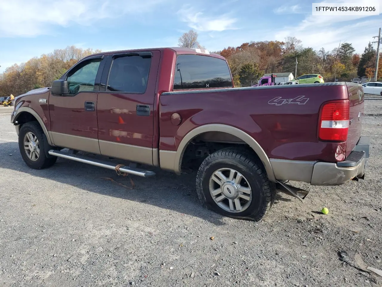 1FTPW14534KB91206 2004 Ford F150 Supercrew