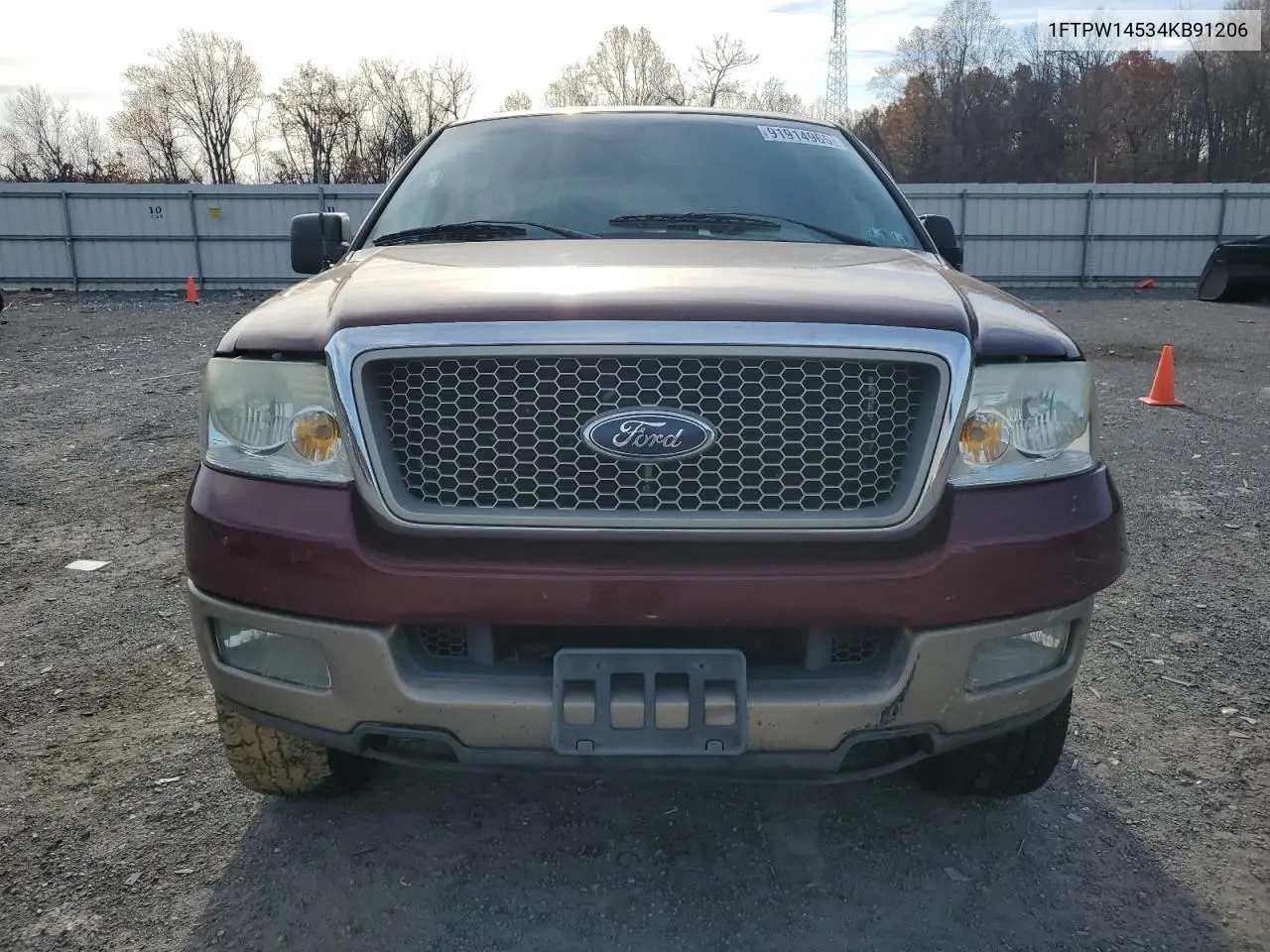 1FTPW14534KB91206 2004 Ford F150 Supercrew