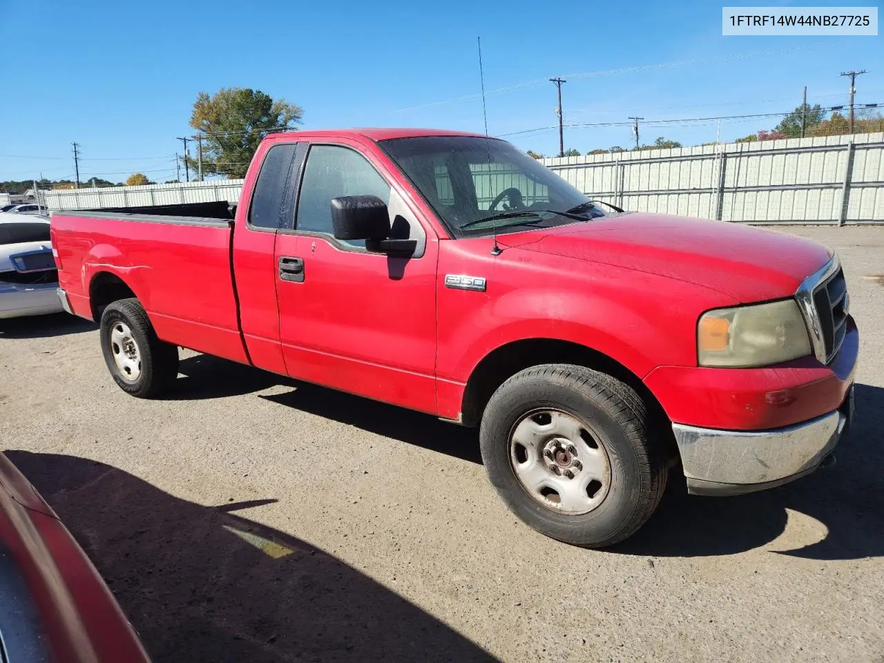 1FTRF14W44NB27725 2004 Ford F150