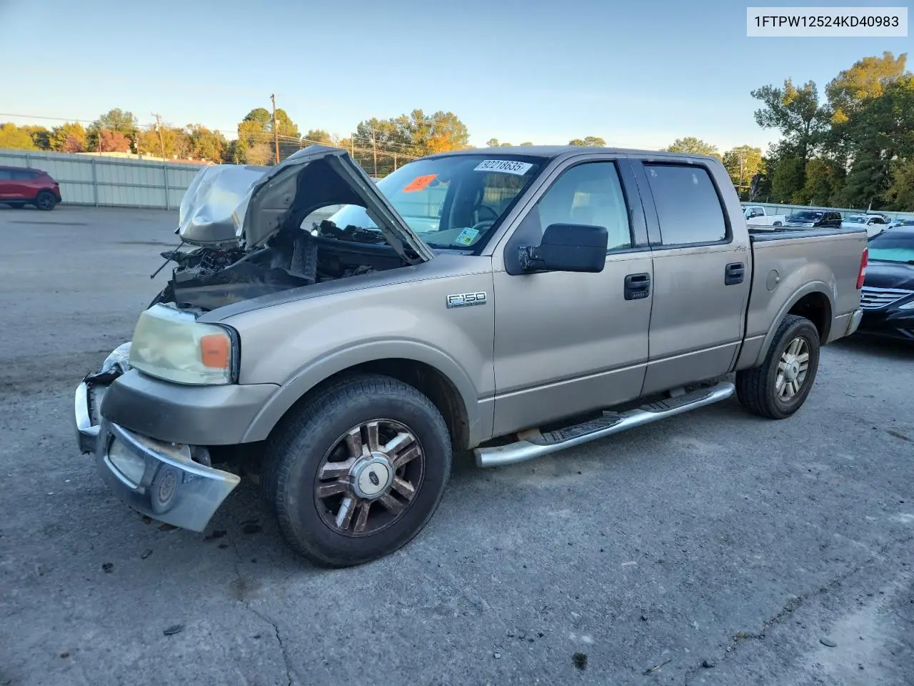 1FTPW12524KD40983 2004 Ford F150 Supercrew