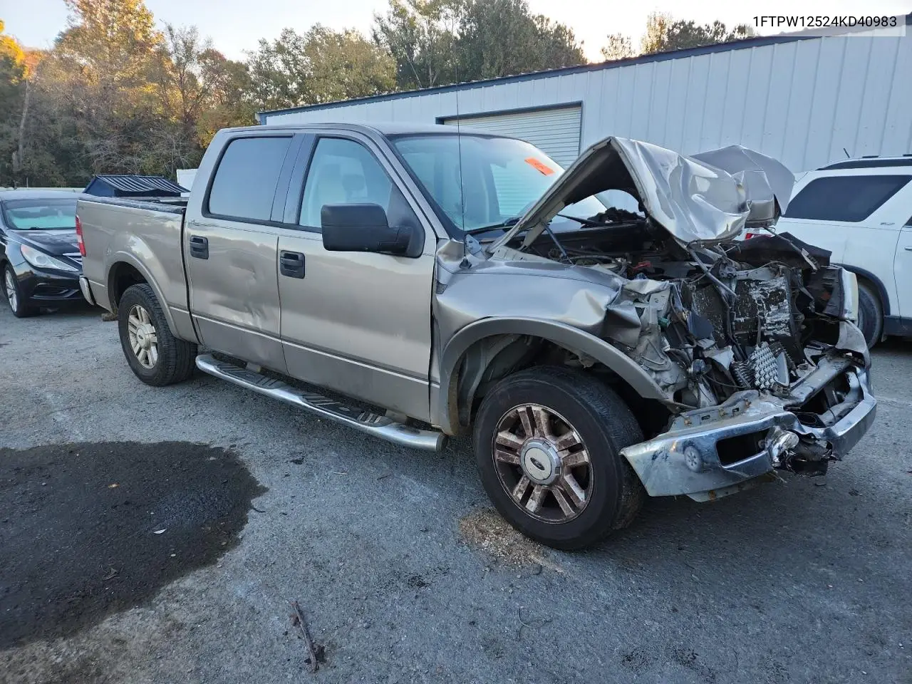 1FTPW12524KD40983 2004 Ford F150 Supercrew