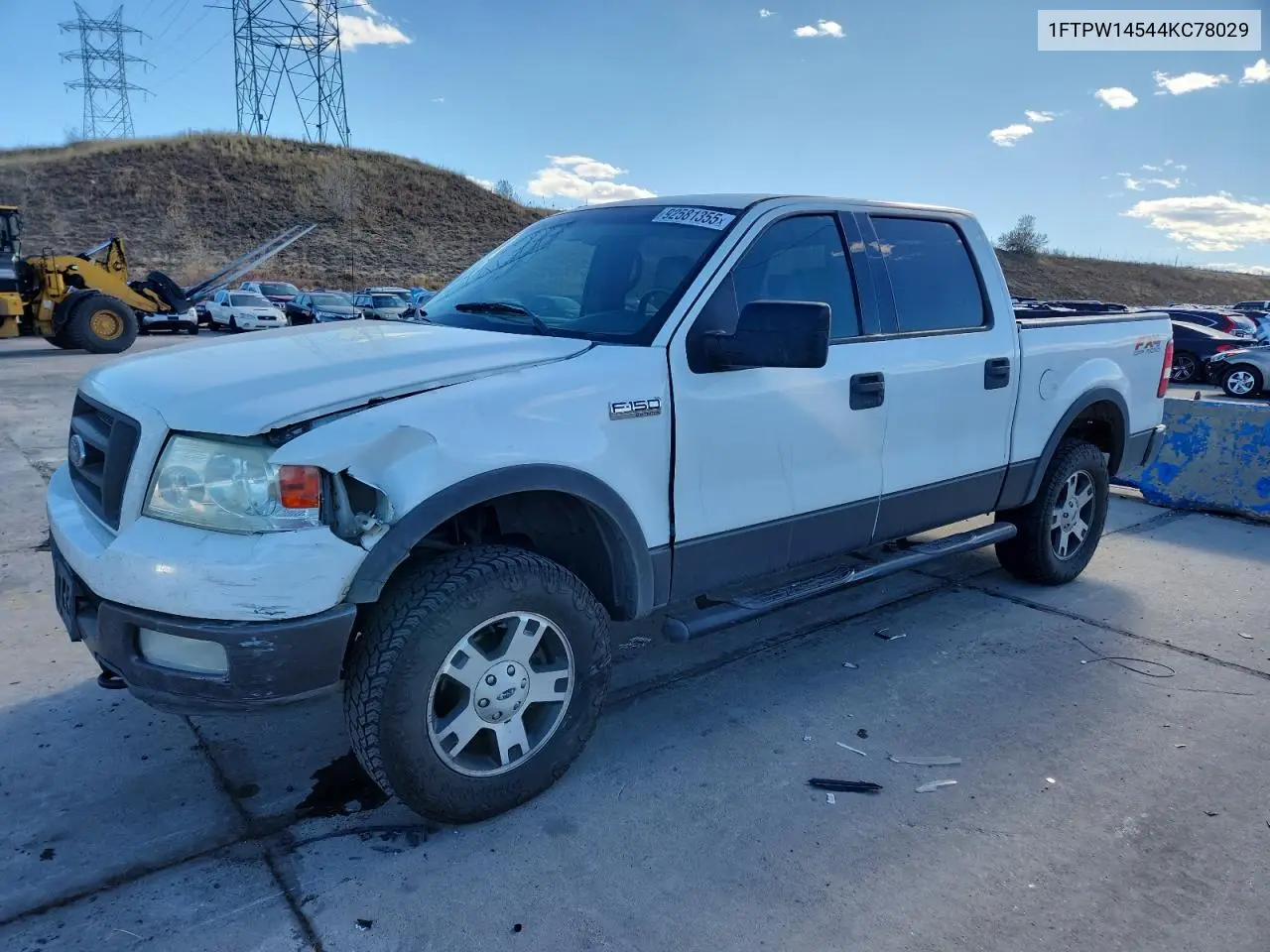 1FTPW14544KC78029 2004 Ford F150 Supercrew