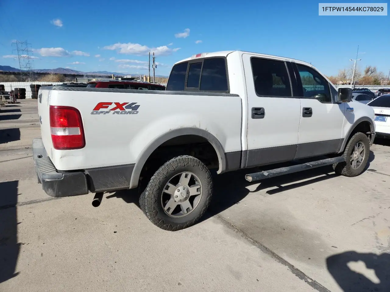 1FTPW14544KC78029 2004 Ford F150 Supercrew