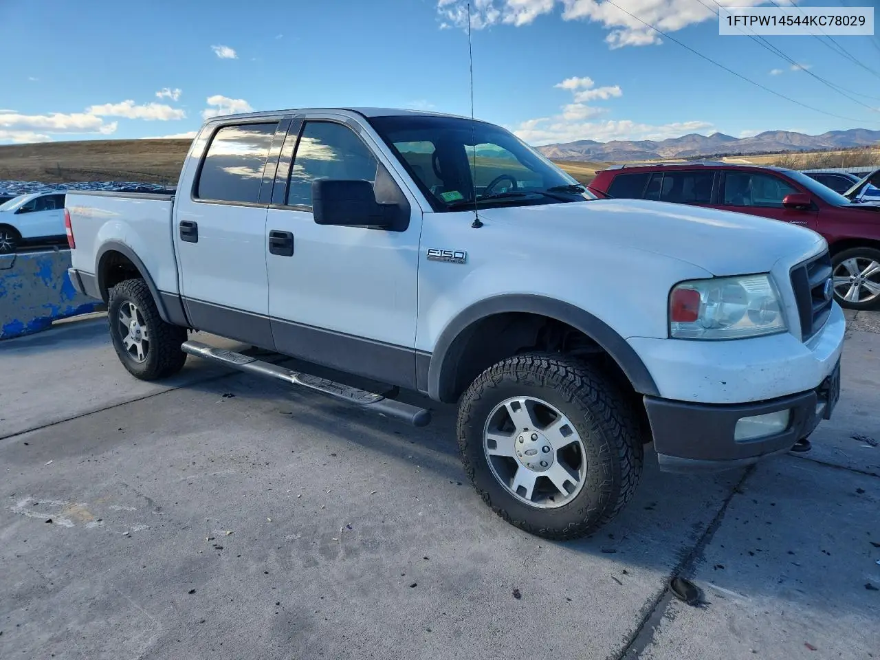 1FTPW14544KC78029 2004 Ford F150 Supercrew