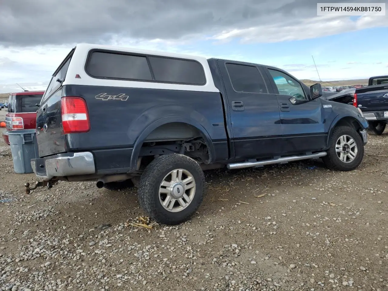 1FTPW14594KB81750 2004 Ford F150 Supercrew