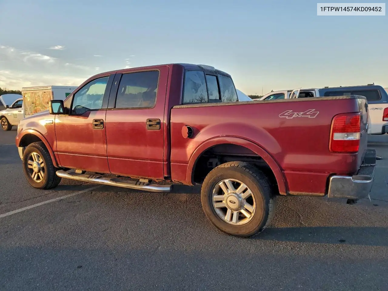 1FTPW14574KD09452 2004 Ford F150 Supercrew