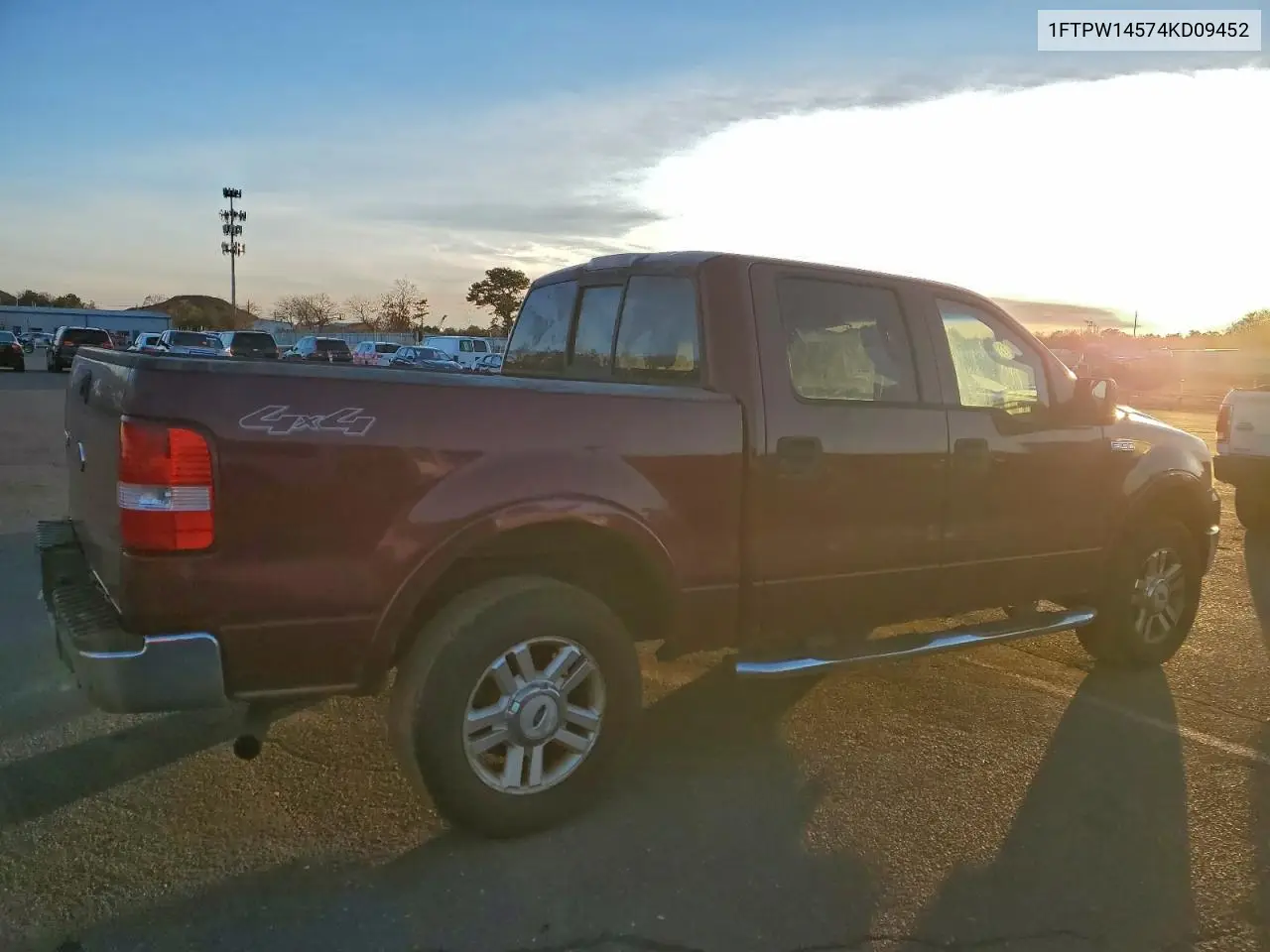 1FTPW14574KD09452 2004 Ford F150 Supercrew