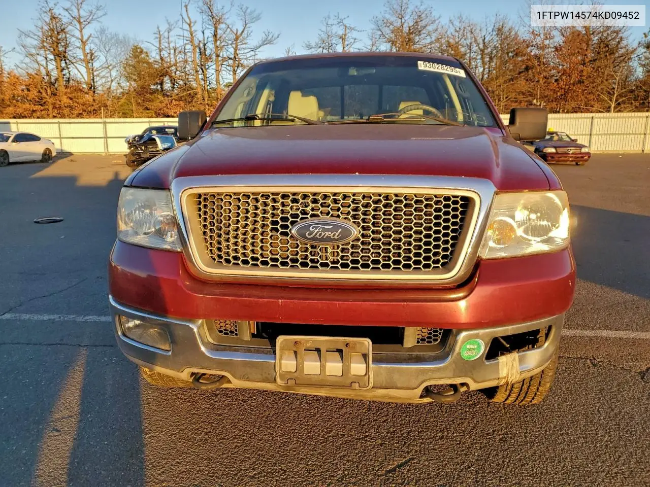 1FTPW14574KD09452 2004 Ford F150 Supercrew