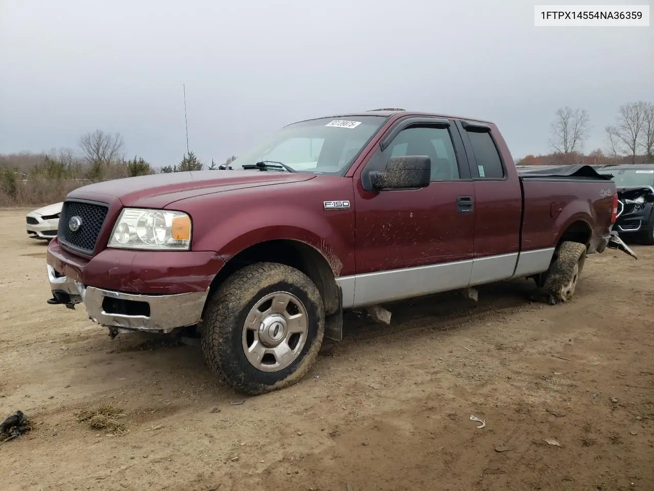 1FTPX14554NA36359 2004 Ford F150