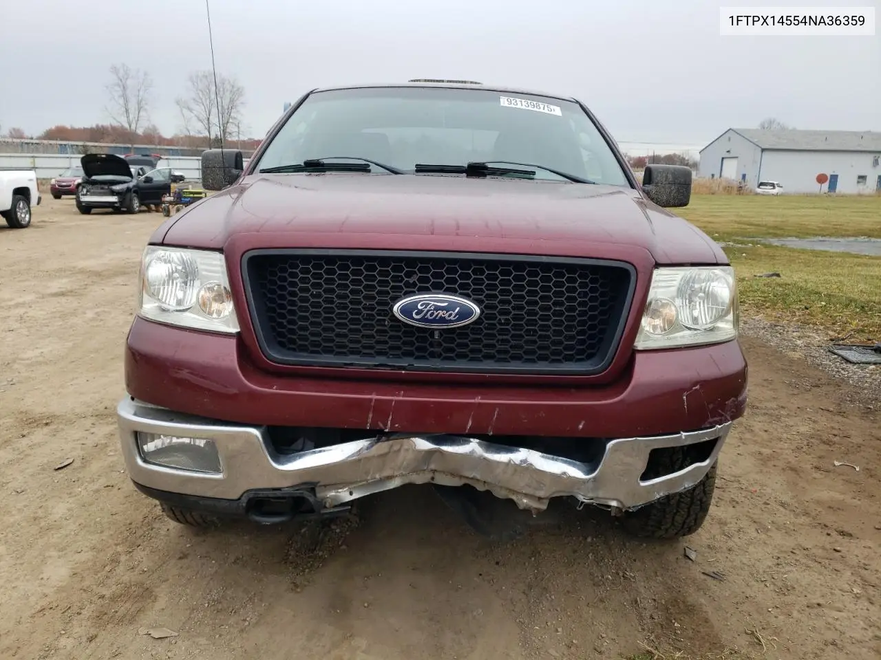1FTPX14554NA36359 2004 Ford F150