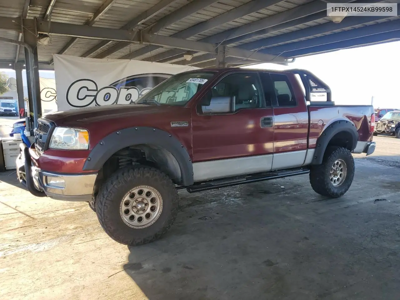 1FTPX14524KB99598 2004 Ford F150