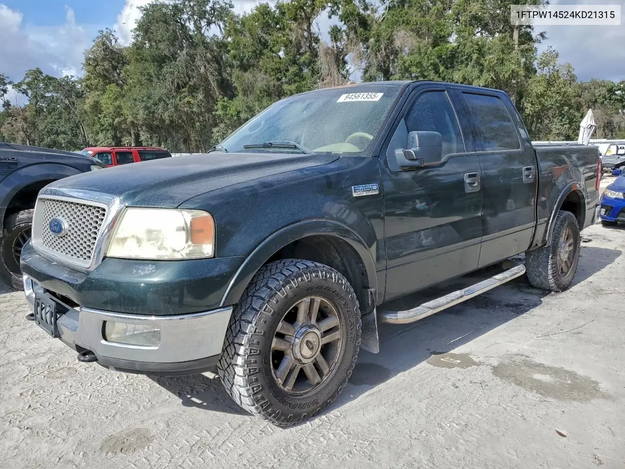 1FTPW14524KD21315 2004 Ford F150 Supercrew