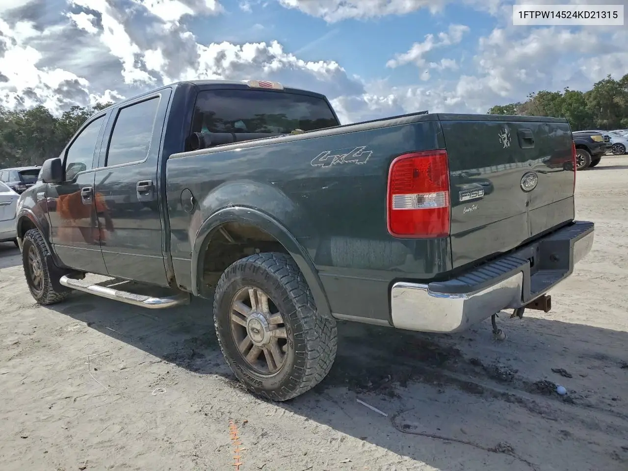 1FTPW14524KD21315 2004 Ford F150 Supercrew