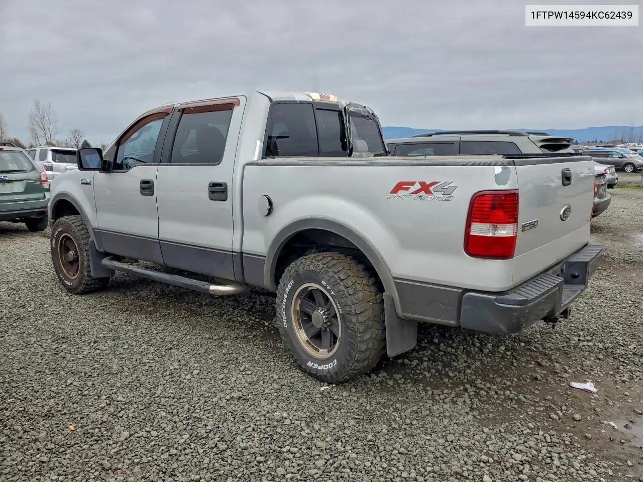 1FTPW14594KC62439 2004 Ford F150 Supercrew