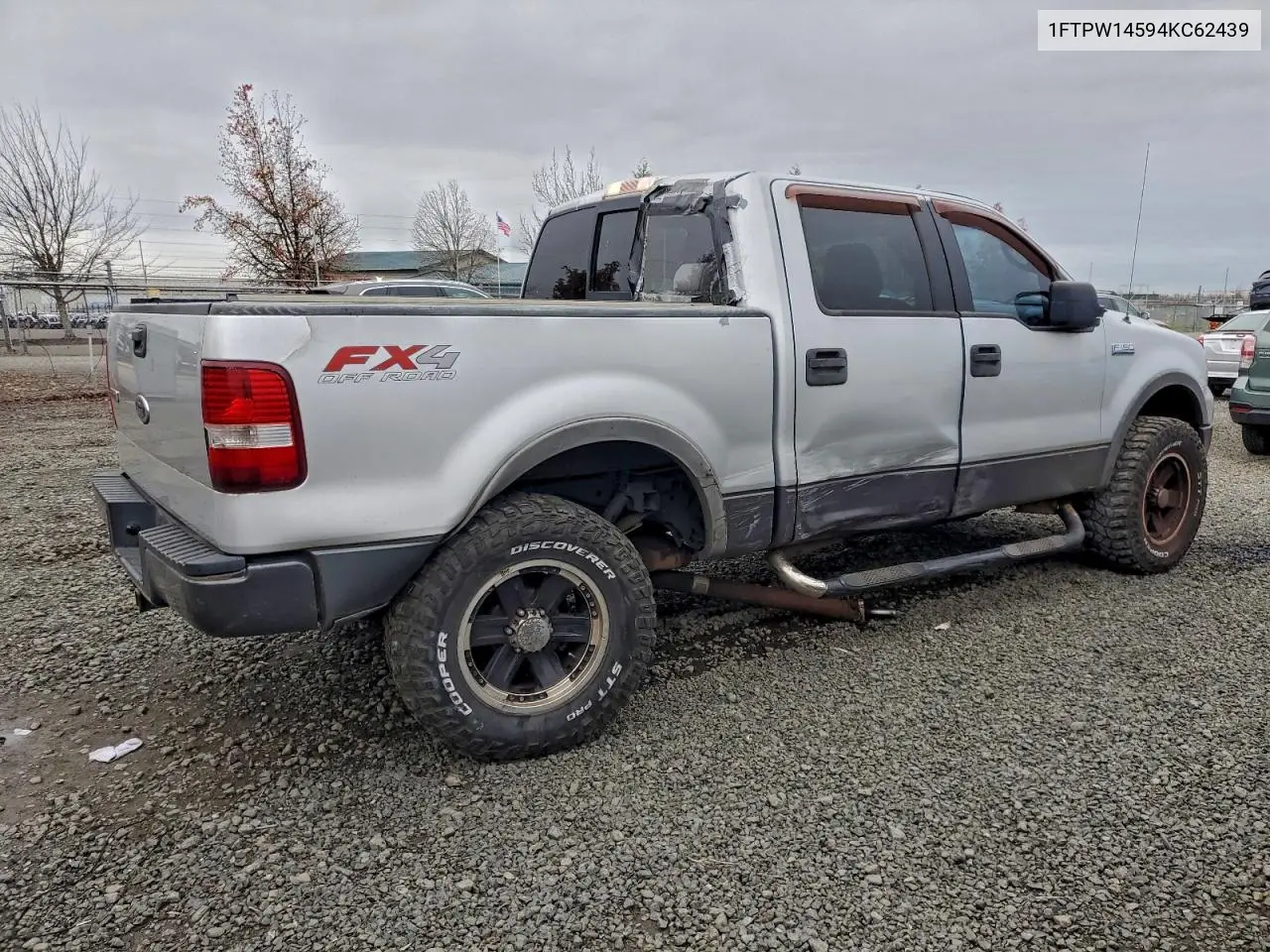 1FTPW14594KC62439 2004 Ford F150 Supercrew
