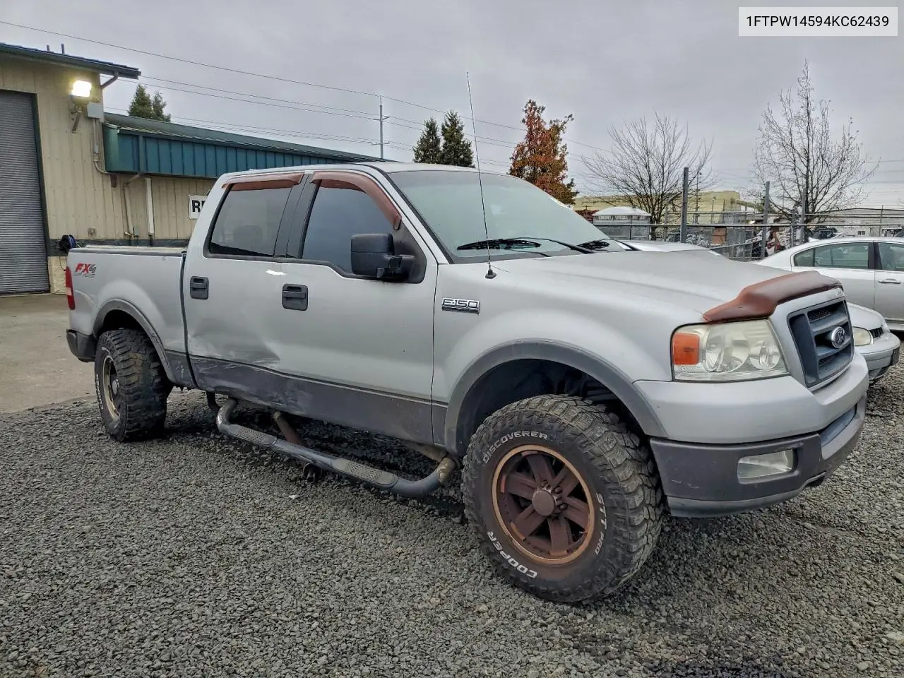 1FTPW14594KC62439 2004 Ford F150 Supercrew