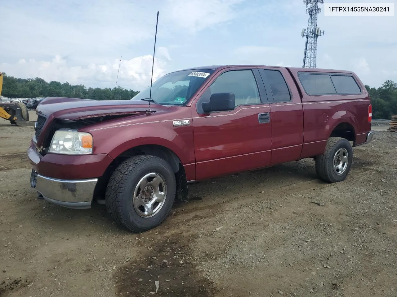 2005 Ford F150 VIN: 1FTPX14555NA30241 Lot: 65003644