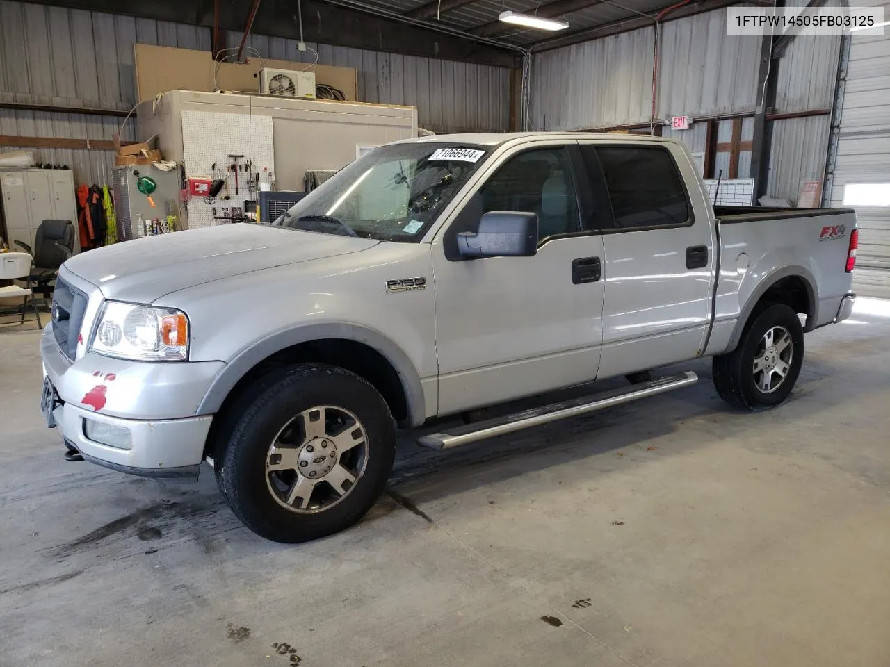 2005 Ford F150 Supercrew VIN: 1FTPW14505FB03125 Lot: 71066944