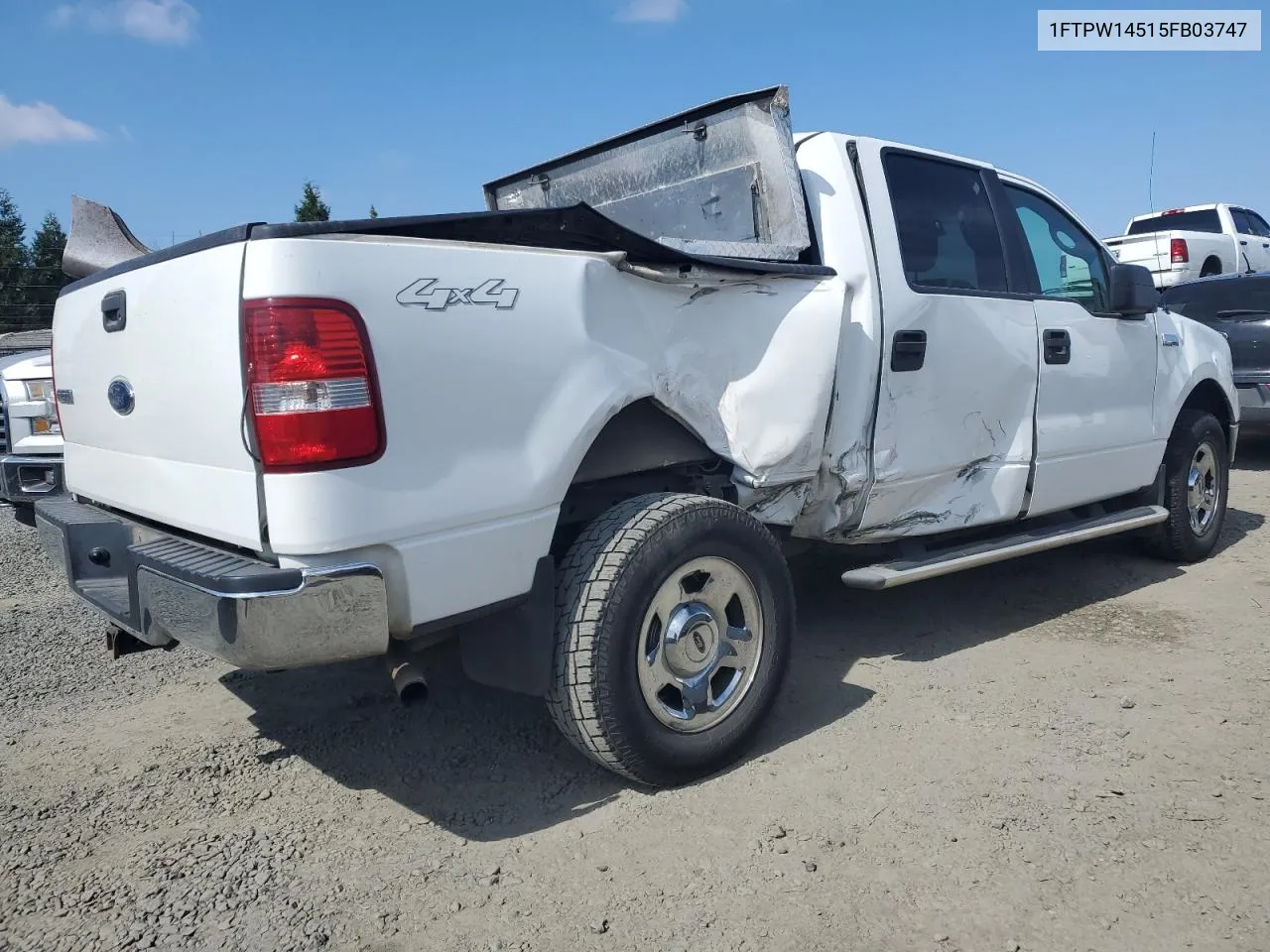 2005 Ford F150 Supercrew VIN: 1FTPW14515FB03747 Lot: 71628324