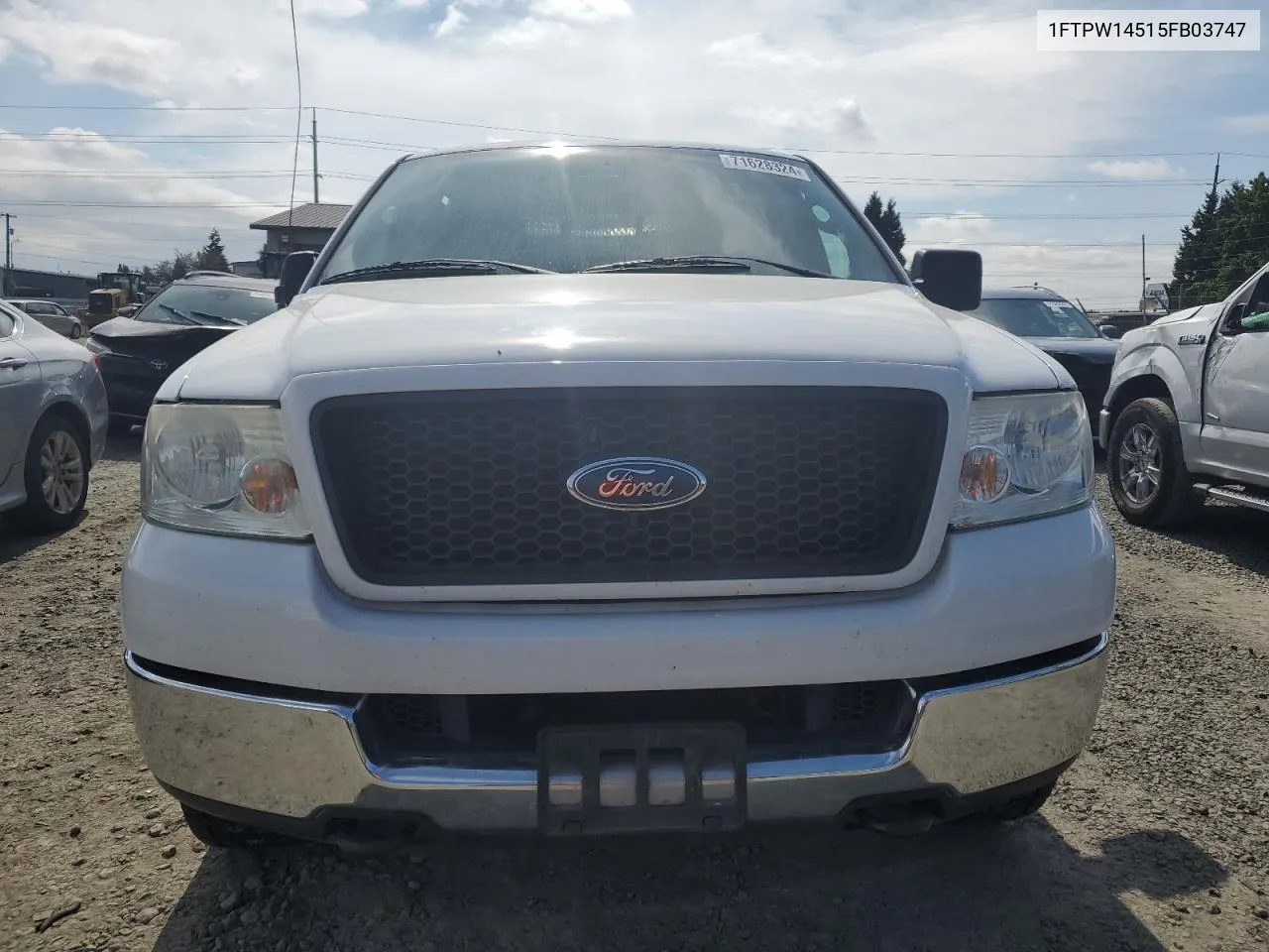 1FTPW14515FB03747 2005 Ford F150 Supercrew