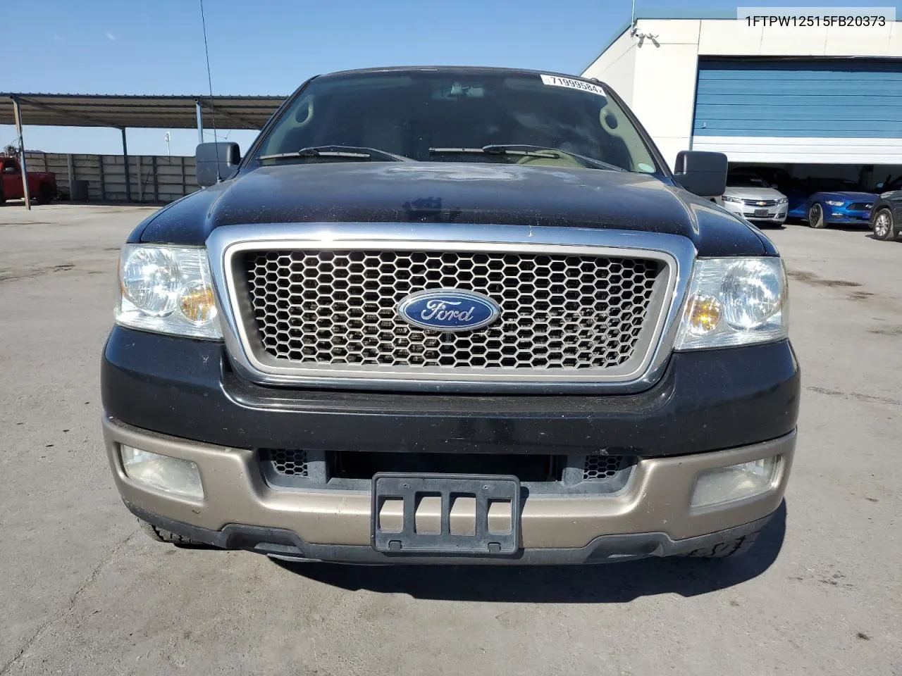 2005 Ford F150 Supercrew VIN: 1FTPW12515FB20373 Lot: 71999584