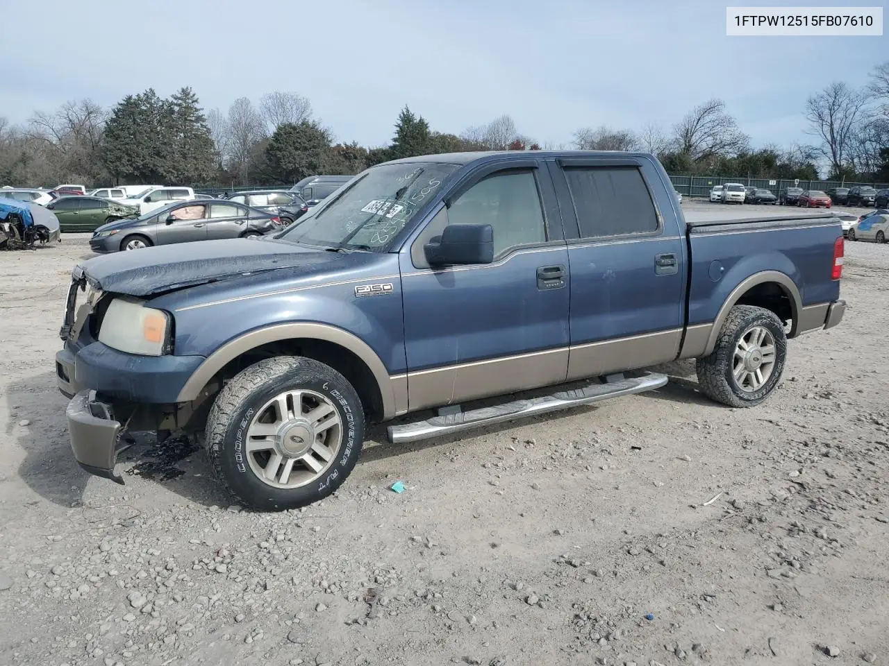 1FTPW12515FB07610 2005 Ford F150 Supercrew