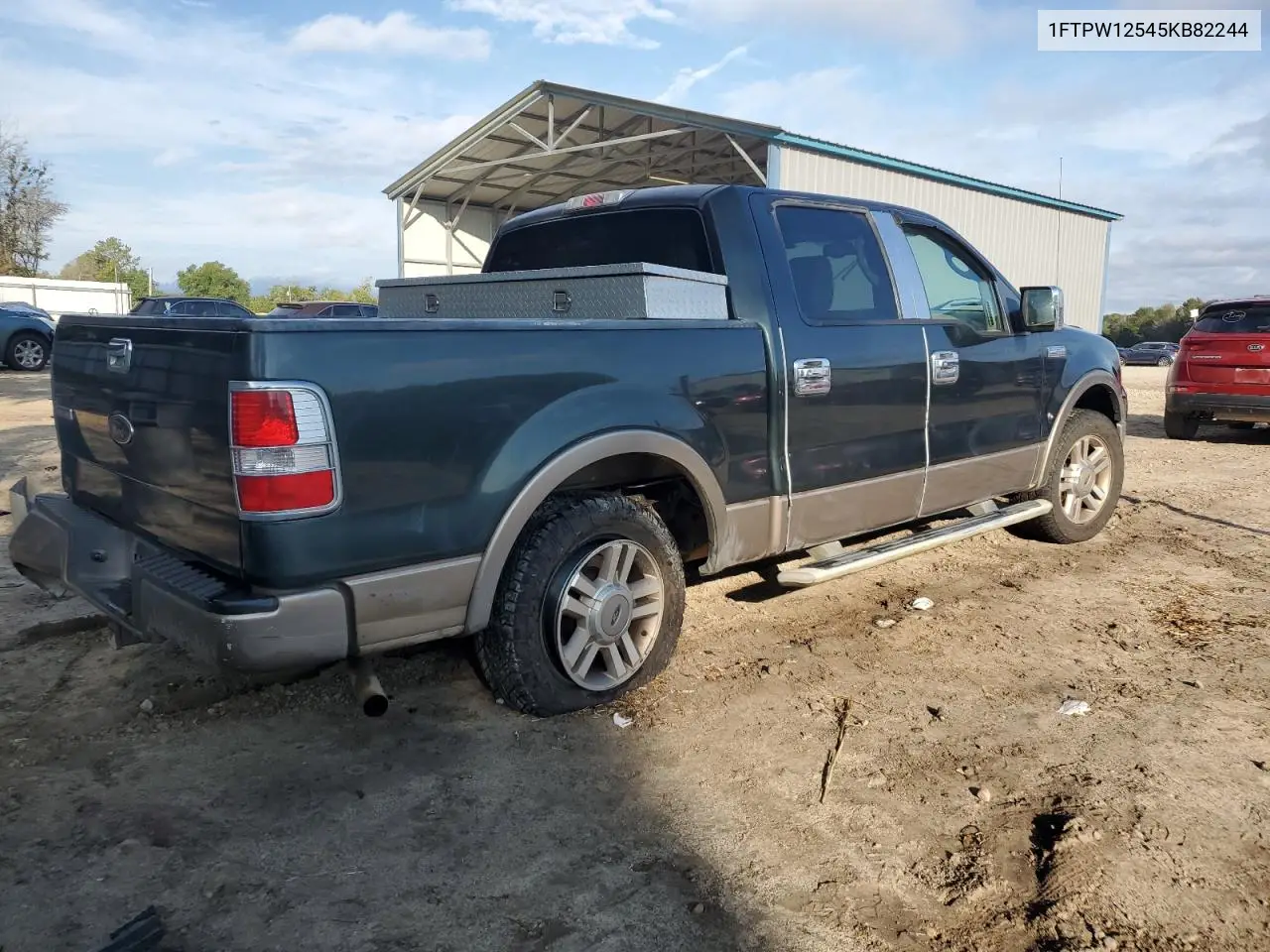1FTPW12545KB82244 2005 Ford F150 Supercrew